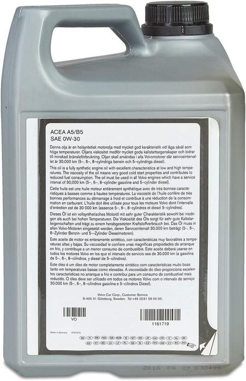 cumpără Ulei Volvo 0W-30 A5/B5 4L în Chișinău 