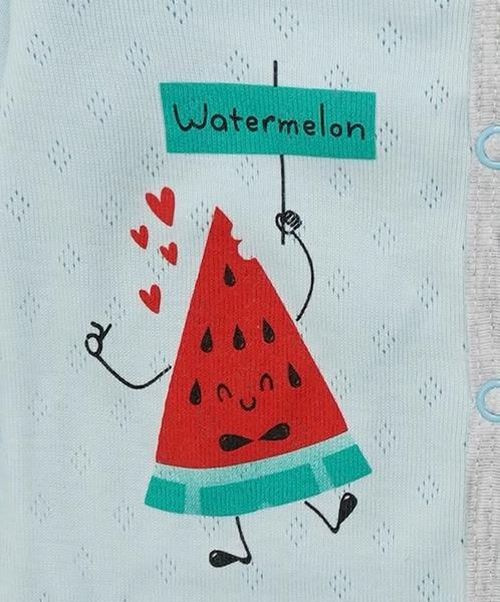 купить Детское постельное белье Veres 101.38-1.68 Комбинезон Watermelon (тр.рибана) р.68 в Кишинёве 