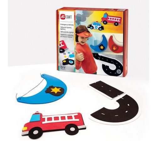 купить Набор для творчества As Kids 1038-31005 Craft Emergency Vehicles в Кишинёве 