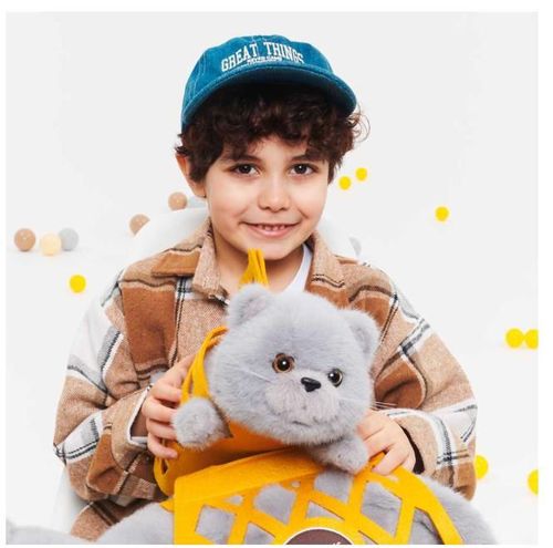 купить Мягкая игрушка Orange Toys B1002/35 Milo the Grey Cat 35cm в Кишинёве 
