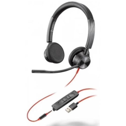 cumpără Căști pentru gaming Poly Blackwire 3325, BW3325-M USB-A + 3.5 Audio jack, (214016-01) în Chișinău 