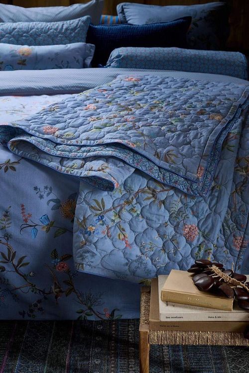 купить Домашний текстиль Pip Studio 332451 Bustani Quilt Blue 270x260 в Кишинёве 