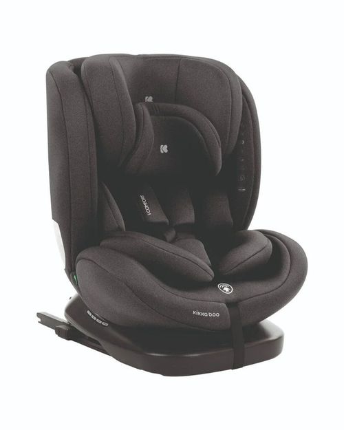 Scaun auto rotativ cu isofix KikkaBoo i-Comfort Black, 40-150 cm 