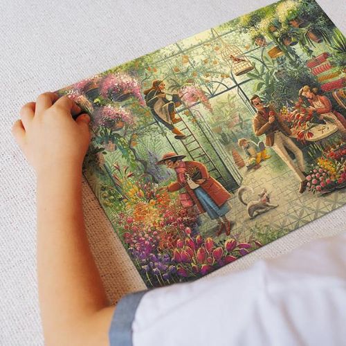 cumpără Puzzle Dodo 300590 Puzzle Magazinul de flori, seria Stil de viață, 300el în Chișinău 
