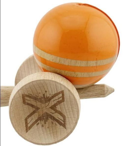 купить Активная игра Essa 164337 Kendama Flippy X Original Rainbow, King Size, portocaliu-maro в Кишинёве 