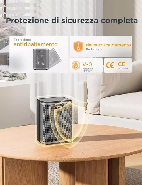 cumpără Încălzitor ceramică cu ventilator Midea MHF2010RDK în Chișinău 