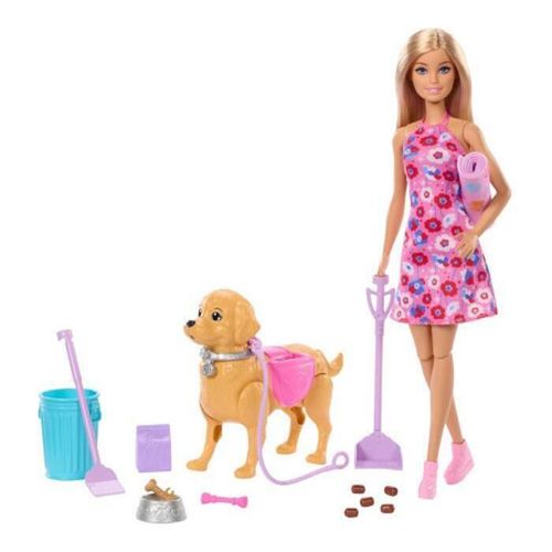 купить Кукла Barbie JJB46 Plimbarea cu cățelușul в Кишинёве 