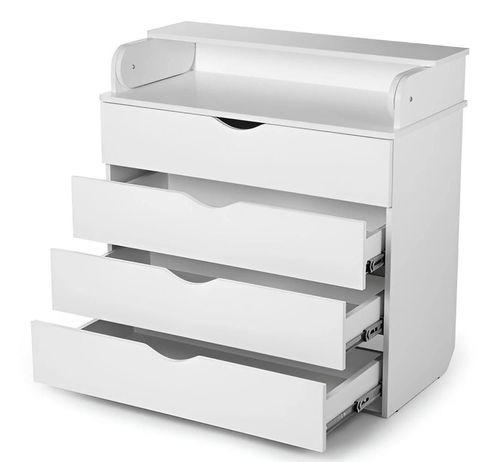 купить Комод-пеленатор PernaMea HappyBaby Standart 800x920 DSP alb (BY.117060) в Кишинёве 