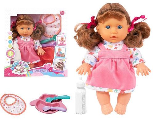 cumpără Păpușă Essa WZB661-7 în rochiță roz și bluziță cu imprimeu de flori în Chișinău 