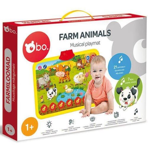cumpără Complex de joacă pentru copii bo. 250ML Коврик Farm Animals în Chișinău 