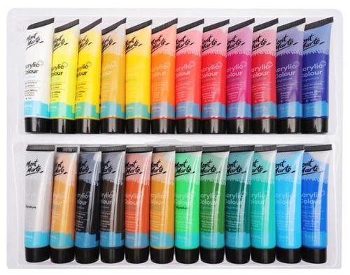 cumpără Set de creație Mont Marte MSCH2436 Set de vopsea acril 24 culori x 36ml în Chișinău 