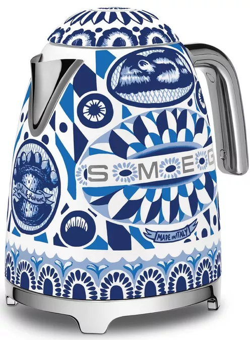 купить Чайник электрический SMEG KLF03DGBEU Blu Mediterraneo Dolce&Gabbana в Кишинёве 