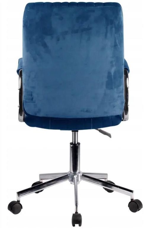 купить Офисное кресло Akord FD-24 (Navy Blue/Chrome) в Кишинёве 
