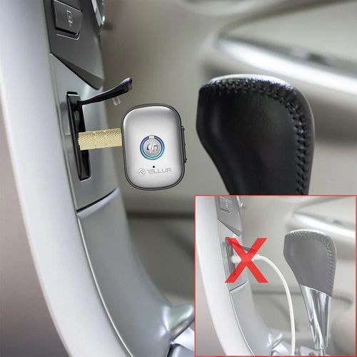 купить Беспроводной модуль Tellur Аудиоресивер TLL622081 с портом AUX 3,5 мм, серый в Кишинёве 