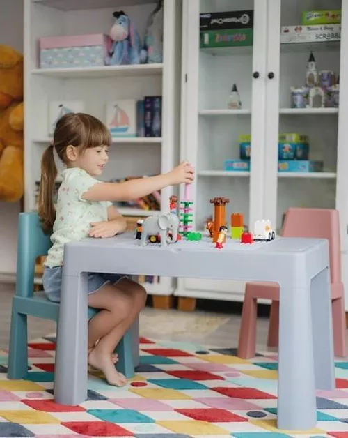 cumpără Set de mobilier pentru copii Tega Baby TEGGI MULTIFUN TI-011-174 grey/old rose/turquoise în Chișinău 