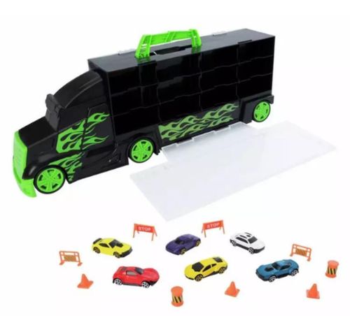 cumpără Mașină HTI 1410023 Camion-transportator Teamsterz Metro City cu 6 mașinuțe în Chișinău 