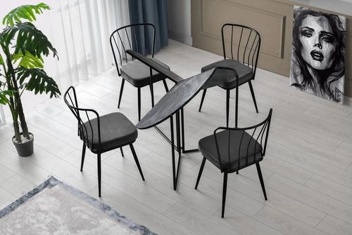 купить Стол Trendy Yaprak-1202, 100x72x100cm в Кишинёве 