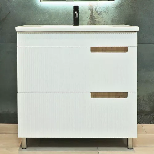 купить Шкаф под умывальник Bayro Positano под умыв. Argo 800 белый мат в Кишинёве 