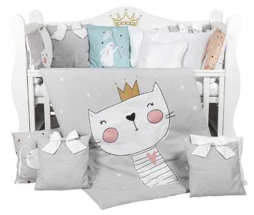 купить Детское постельное белье PernaMea Set lenjerie 8 piese Premium Zoo (PM.105896/5) в Кишинёве 