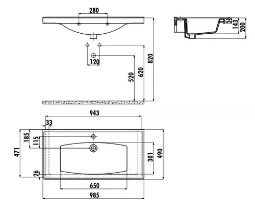 cumpără Lavoar Creavit Sera TF200 în Chișinău 