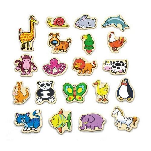 cumpără Jucărie educativă Viga 58923 Magnetic Animals (20pcs) în Chișinău 