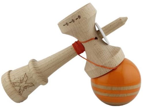 купить Активная игра Essa 164337 Kendama Flippy X Original Rainbow, King Size, portocaliu-maro в Кишинёве 