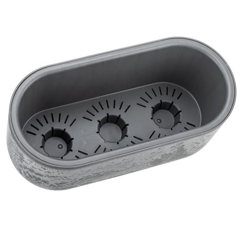 купить Цветочный горшок Idea М3274 Mikrit, 385x180mm, 6L, ovală в Кишинёве 