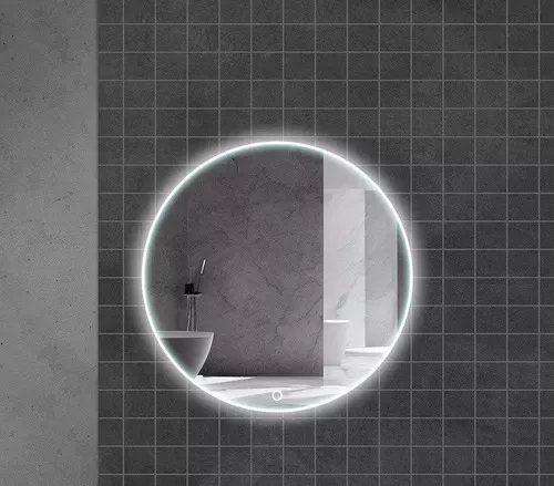 cumpără Oglindă baie Uniplast LM-207 LED 6000K (rotunda) 60x60 cm în Chișinău 