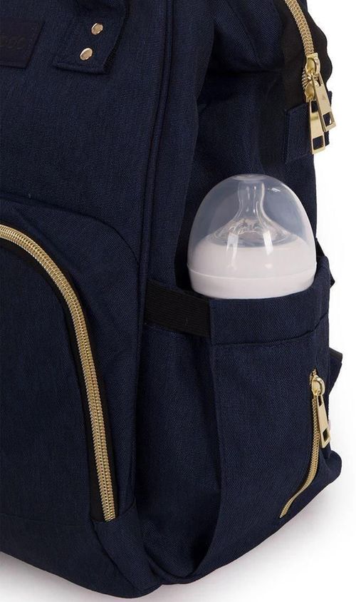 купить Сумка для мам Kikka Boo 31108020020 Siena Black Gold в Кишинёве 