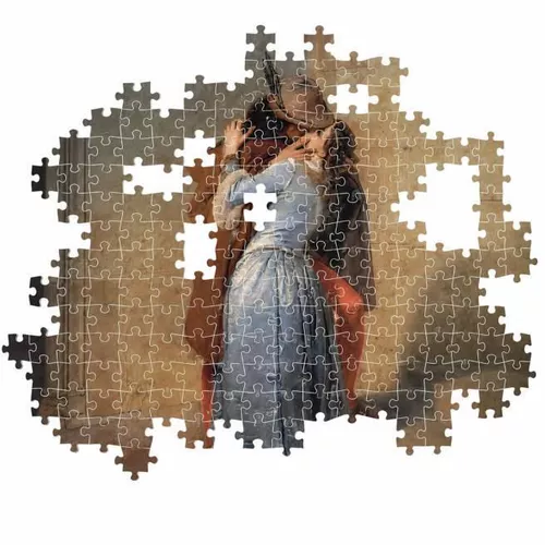 купить Пазл Clementoni Puzzle 1000 HQC Museum the Kiss-Hayez (37064) в Кишинёве 