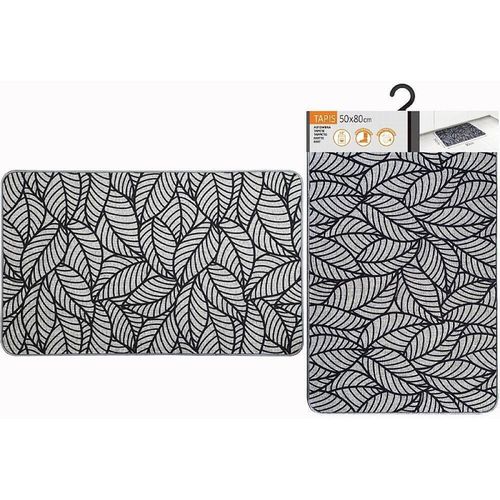 купить Коврик для ванной Luance 55864 Covoras antiderapant 50x80cm Jungle gri poliester в Кишинёве 