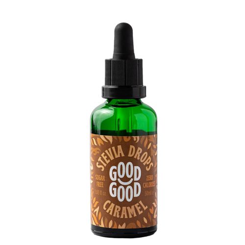 Indulcitor Good Good picaturi de Stevia - Caramel - 50 ml 