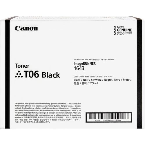 купить Картридж для принтера Canon T06 Black EMEA, for 1643 i/iF в Кишинёве 