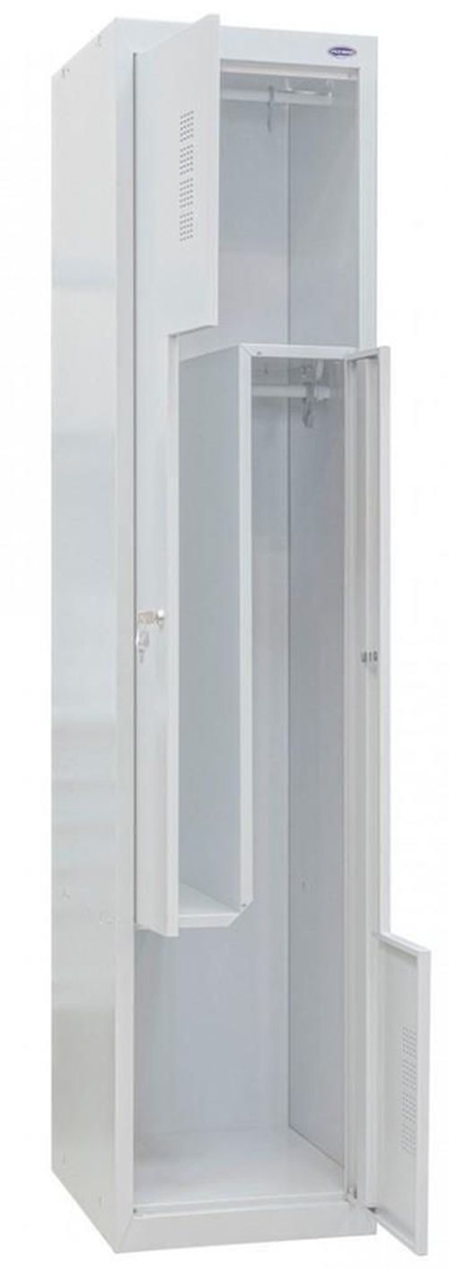 купить Офисная металлическая мебель УХЛ-МАШ ШОМ-Г-400/1-2 Шкаф одежный (1800х400х500) в Кишинёве 