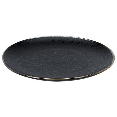 cumpără Farfurie Promstore 45818 Тарелка сервировочная 28cm Metallic Rim Black în Chișinău 