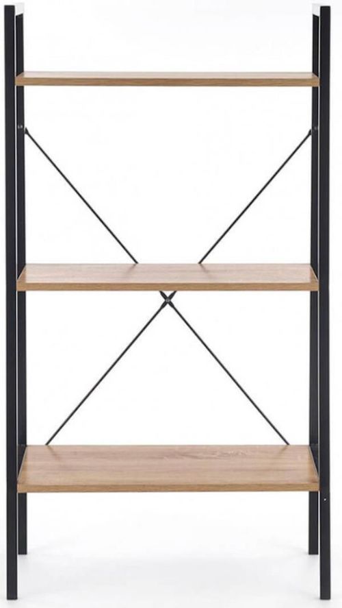 купить Офисный стеллаж Halmar Narvik REG3 negru в Кишинёве 