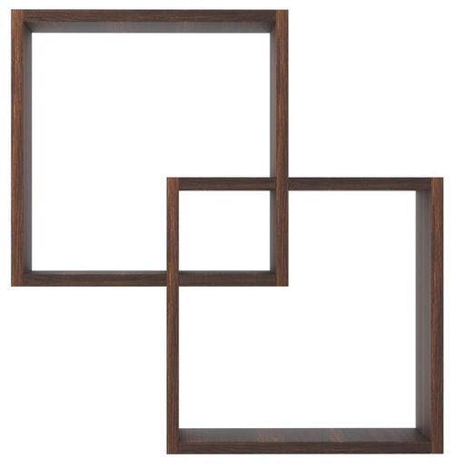 купить Полка декоративная Fabrik Home №04 орех тёмный в Кишинёве 