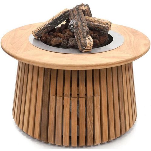 cumpără Încălzitor de exterior Happy Cocooning Lagune Round 60 (Teak) (HCLAG60-05) în Chișinău 