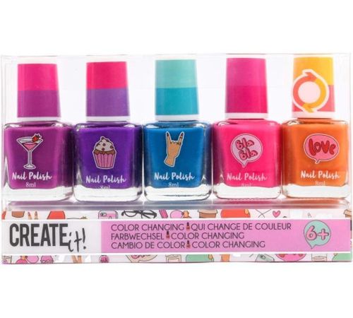 cumpără Set de creație Create it! 84148 Set 5 oje de unghii care isi schimba culoarea în Chișinău 