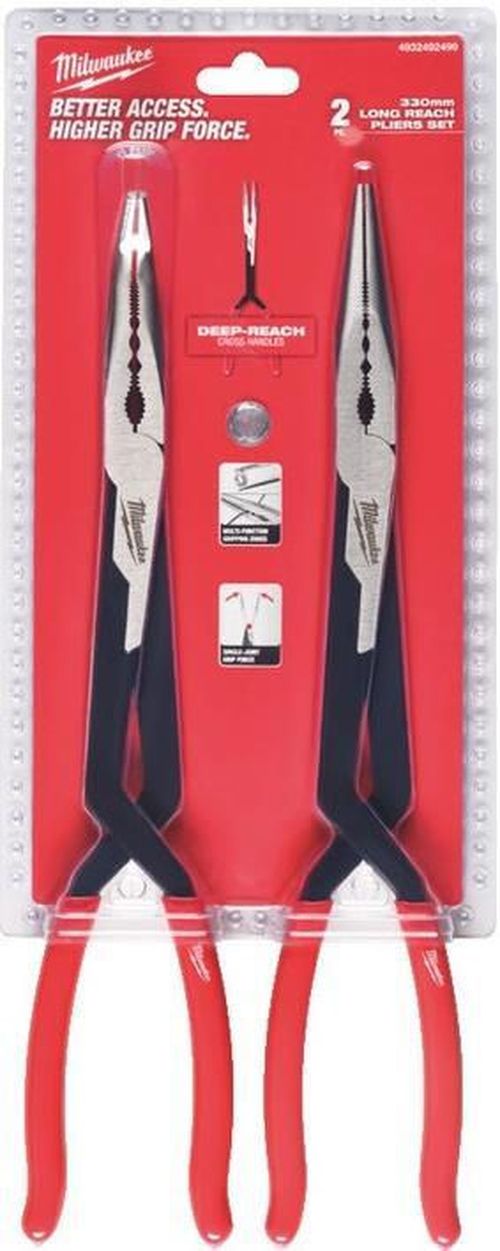 cumpără Clește Milwaukee 4932492499 set de 2 clești cu nas lung în Chișinău 