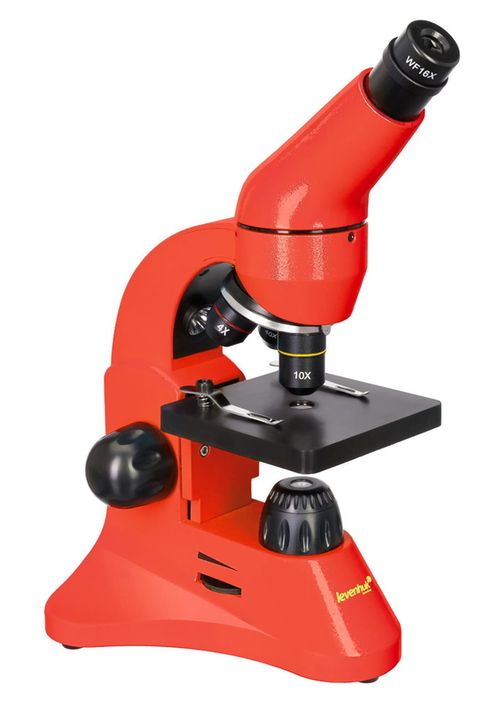 cumpără Microscop Levenhuk Rainbow 50L Plus Orange în Chișinău 