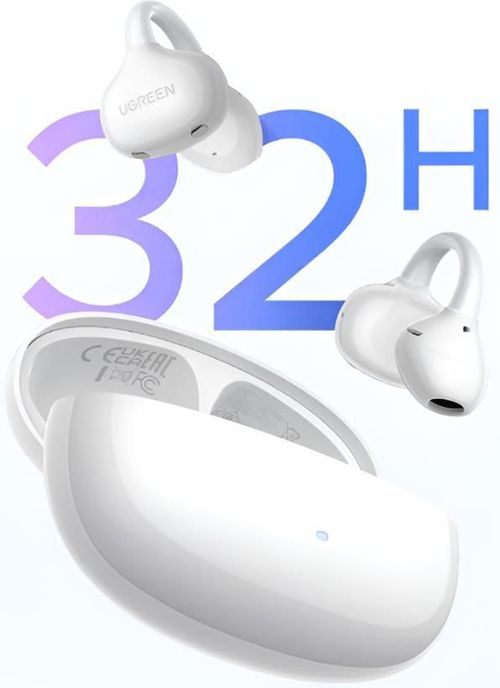 купить Наушники беспроводные Ugreen 65880 TWS Open Ear ClipBuds Pro WS218, White в Кишинёве 