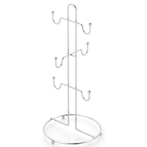 cumpără Accesoriu pentru bucătărie Teknotel JM303 Suport pentru pahare 34x15cm, metal alb în Chișinău 