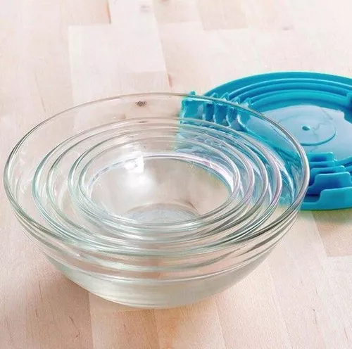 купить Контейнер для хранения пищи Excellent Houseware 18434 Набор емкостей стеклянных 5шт в Кишинёве 