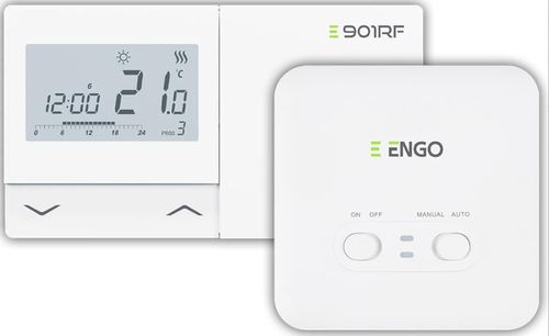 cumpără Termostat de cameră ENGO Controls E901RF, wireless, 5-35°C, programabil în Chișinău 