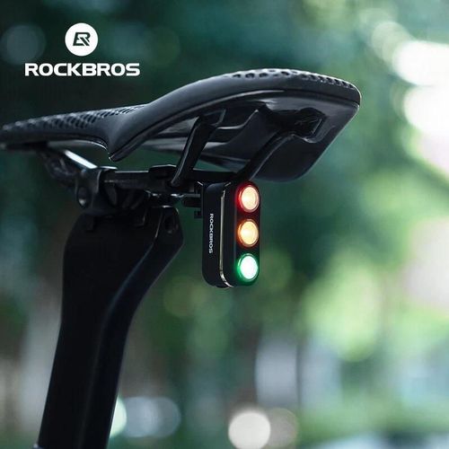 купить Аксессуар для велосипеда Rockbros 24720011001 Lanterna spate pentru bicicleta, in trei culori в Кишинёве 