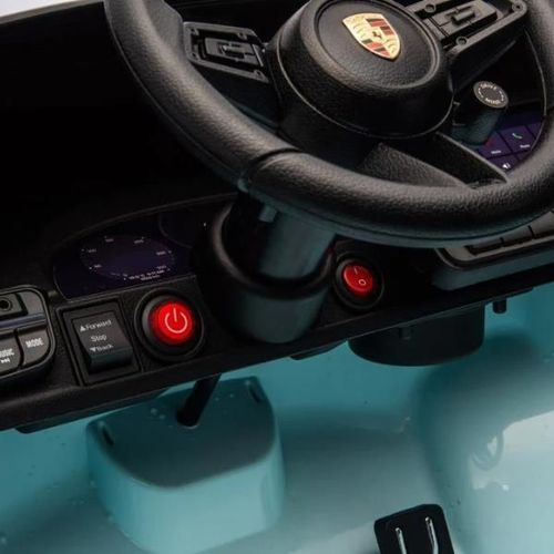 cumpără Mașină electrică pentru copii Kids car DK-PM666_Blue Porsche Macan Turbo EV, 12V10AH, scaune din piele în Chișinău 