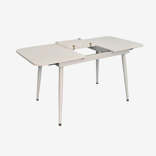 купить Комплект стол и стулья Evelin di Costacurta стол DT-531R Wh + 4 стула YTC-064Wh Bjorn-24 (Light beige) в Кишинёве 
