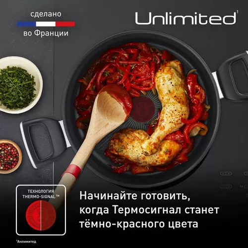 купить Кастрюля Tefal G2554672 Unlimited 5,2l в Кишинёве 