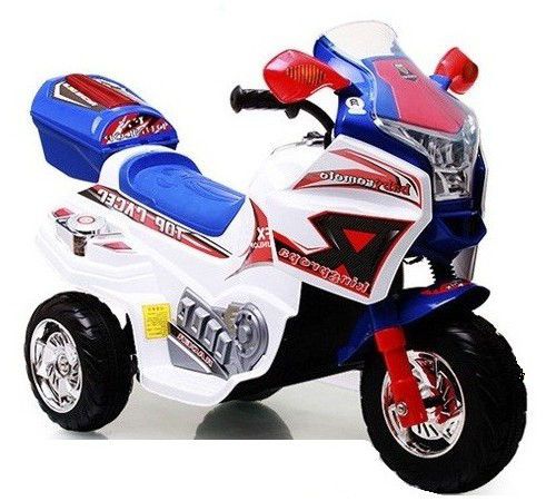 Baby Mix SKC-KB00101 Motocicleta pe baterie alb-albastru 